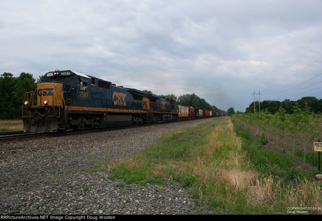 CSXT Loaded Rock Train